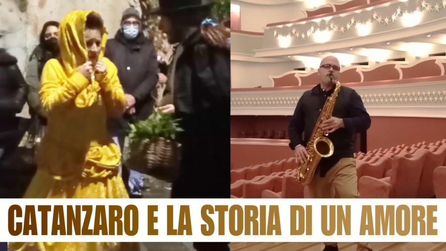 images Catanzaro, successo per l'Urban Trekking con la storia di Saverio e Rachele che ha animato il centro storico e il Politeama