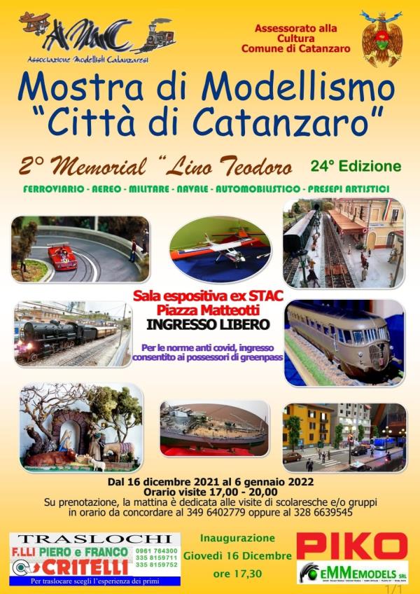 Catanzaro, dal 16 dicembre la Mostra di Modellismo nell'Area Ex Stac images Catanzaro, dal 16 dicembre la Mostra di Modellismo nell'Area Ex Stac
