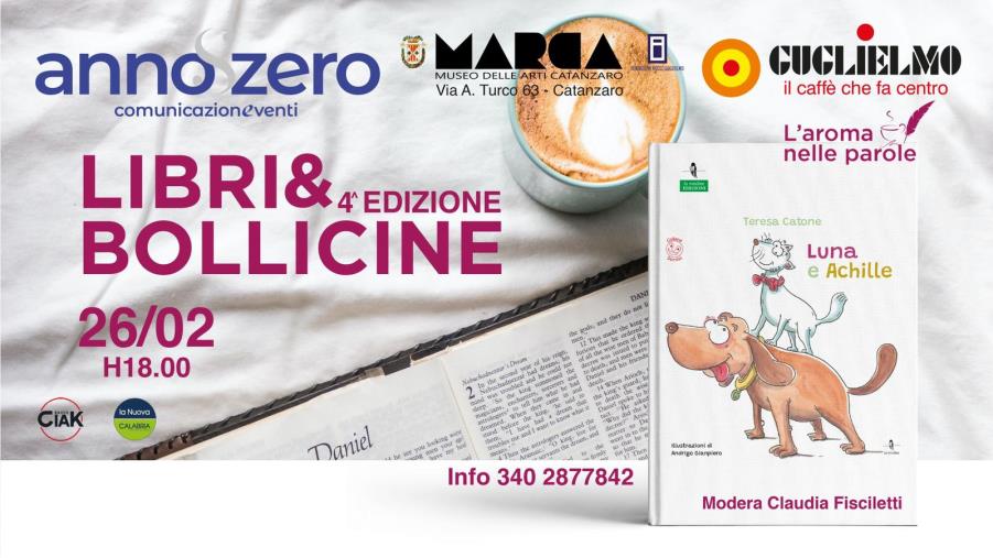 images Catanzaro, al MARCA inizia "Libri&Bollicine", il 26 febbraio il primo incontro con l'autrice Teresa Catone