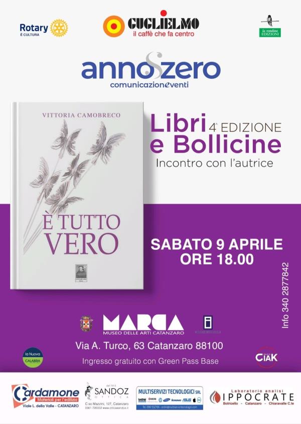 images Libri e bollicine, oggi al MARCA di Catanzaro la presentazione del libro di Vittoria Camobreco