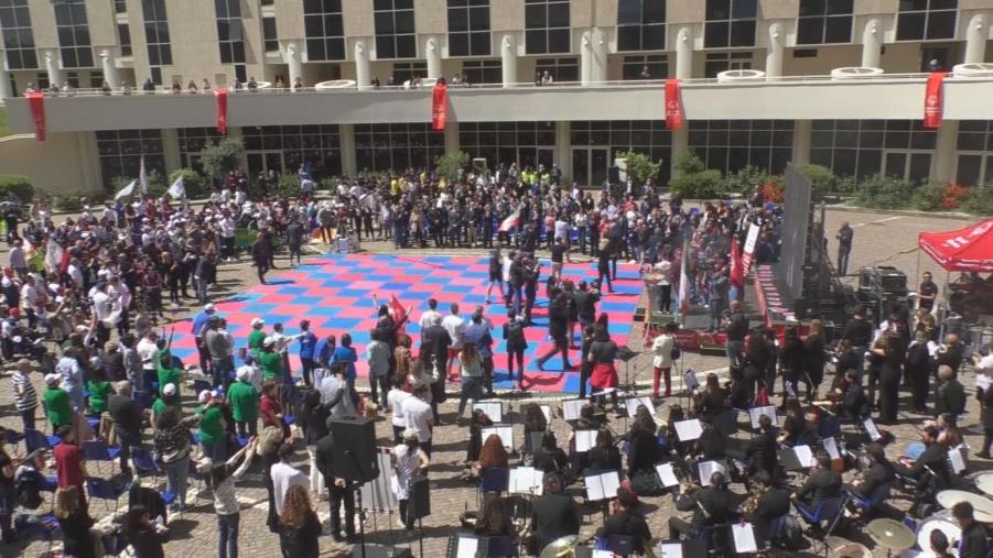 images La Torch run paralimpica arriva in Cittadella, Occhiuto e Princi: "Previsti fondi per sport, inclusione ed edilizia scolastica"
