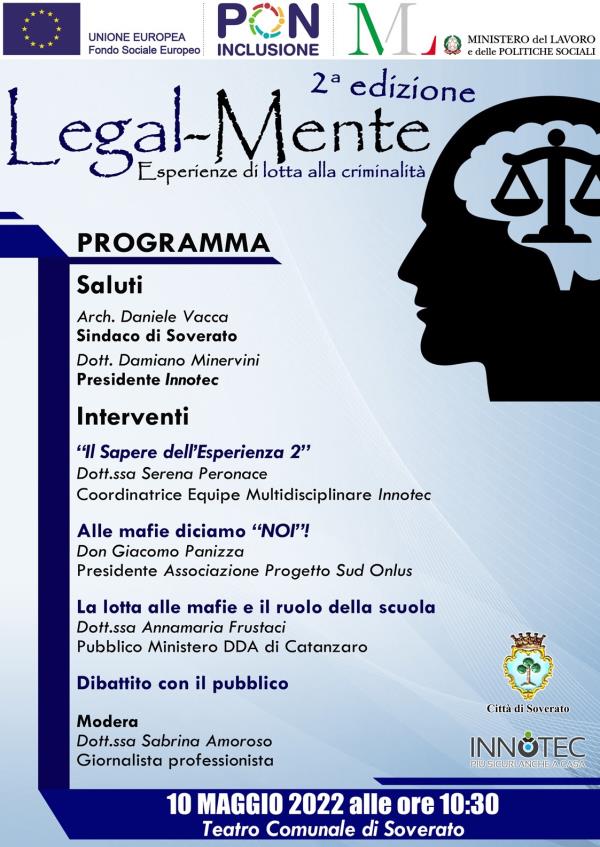 A Soverato “Legal-Mente” l’incontro sulla legalità a conclusione del percorso “Il sapere dell’esperienza 2” images A Soverato “Legal-Mente” l’incontro sulla legalità a conclusione del percorso “Il sapere dell’esperienza 2”