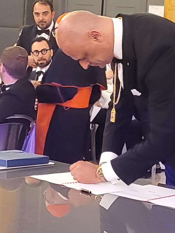 images Fondazione Astrea, sottoscritta a Roma l'intesa con l'Accademia Internazionale Mauriziana: il presidente Caruso nominato Senatore accademico