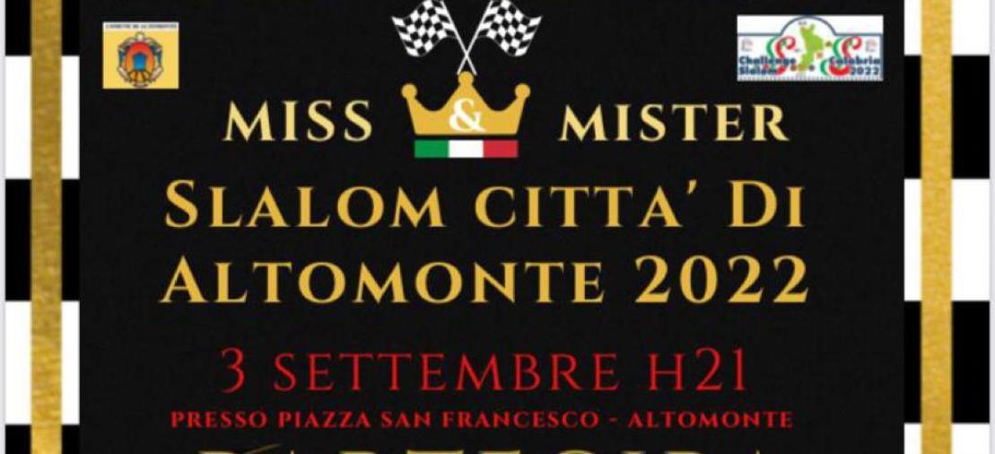 images Sabato 3 settembre&nbsp;appuntamento con "Miss e Mister Slalom Città di Altomonte 2022"