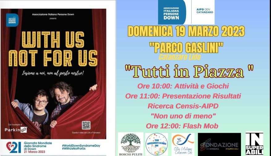 Lillo Petrolo con AIPD Catanzaro, per la Giornata Mondiale della sindrome di Down images Lillo Petrolo con AIPD Catanzaro, per la Giornata Mondiale della sindrome di Down