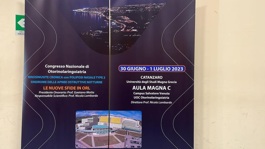 Catanzaro, al via il Congresso Otorinolaringoiatria Rinosinusite cronica con poliposi nasale e Apnee notturne images Catanzaro, al via il Congresso Otorinolaringoiatria Rinosinusite cronica con poliposi nasale e Apnee notturne