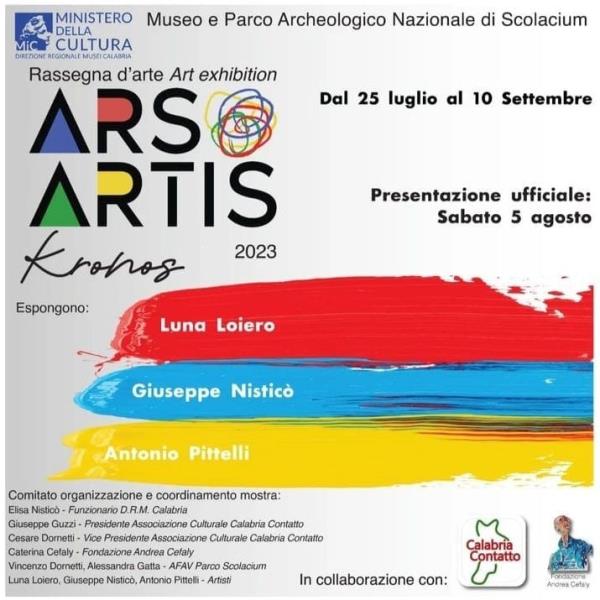 Ars Artis, Scolacium abbraccia l’arte contemporanea images Ars Artis, Scolacium abbraccia l’arte contemporanea