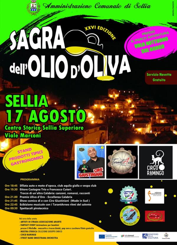 images Tutto pronto&nbsp;a Sellia per la XXVI "Sagra dell’olio d’oliva”