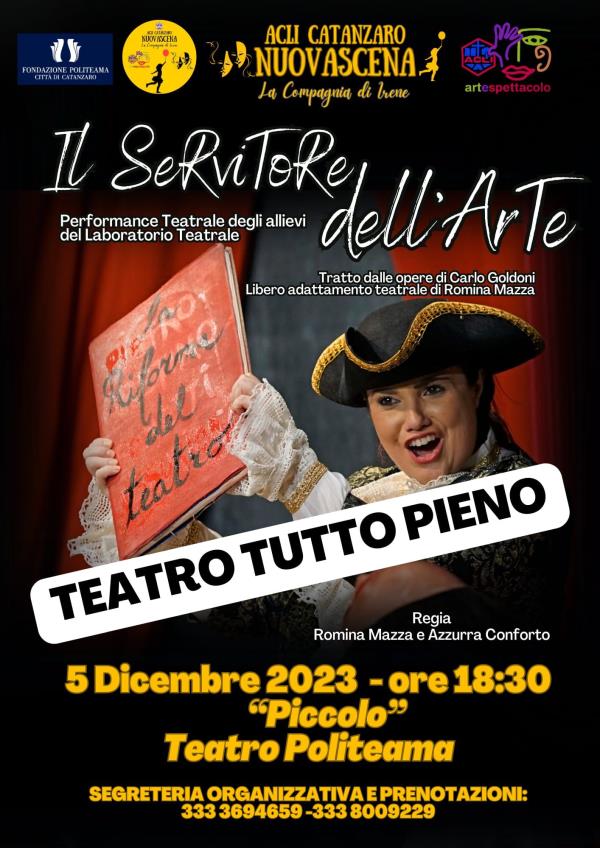 Questa sera al "Piccolo" del Comunale appuntamento con Laboratorio ACLI "Nuova Scena Arte e Spettacolo"
images Questa sera al "Piccolo" del Comunale appuntamento con Laboratorio ACLI "Nuova Scena Arte e Spettacolo"