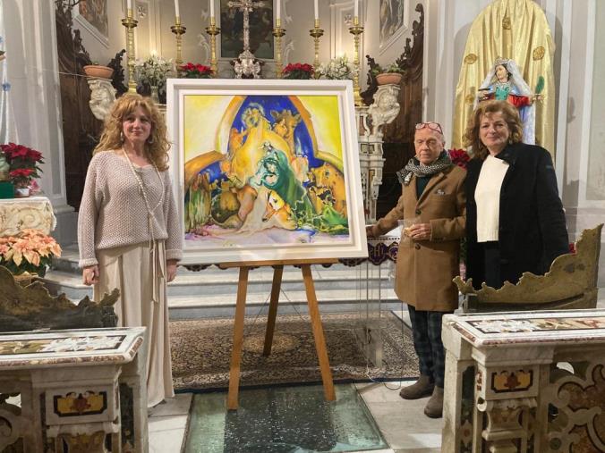 images Presentato a Corigliano Rossano "Epifania", il nuovo quadro di Rosella D'Aula 