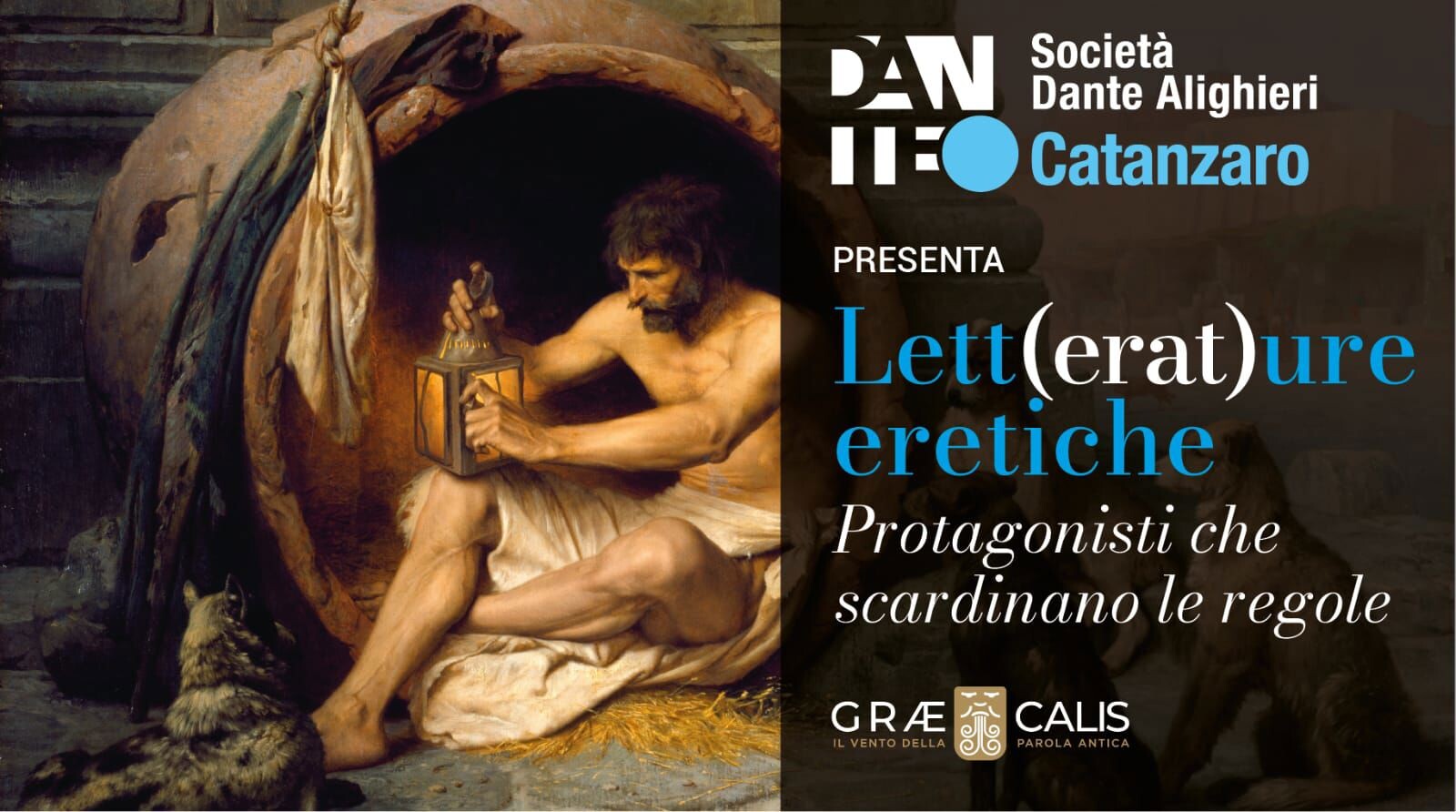 images La Dante Alighieri Catanzaro presenta "Lett(era)ture Eretiche. Rassegna culturale" al via con il primo appuntamento domenica 15 febbraio