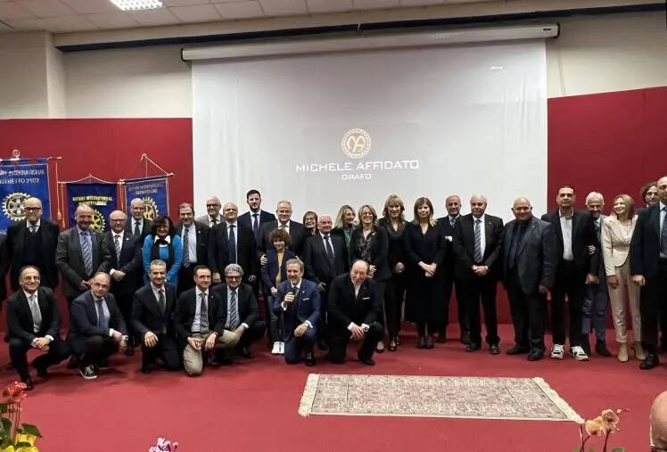 images I Rotary della Piana celebrano l'arte di Michele e Antonio Affidato
