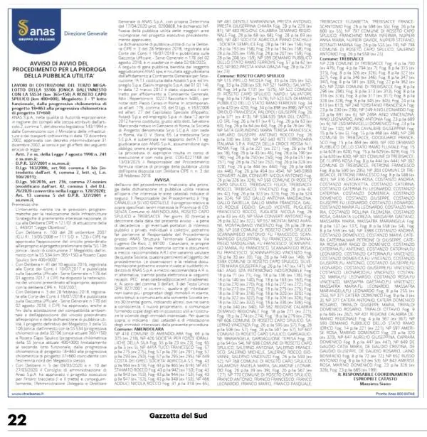 Basta vittime sulla Ss 106 chiede chiarimenti su ritardi e proroghe nei lavori del Megalotto 3 images Basta vittime sulla Ss 106 chiede chiarimenti su ritardi e proroghe nei lavori del Megalotto 3