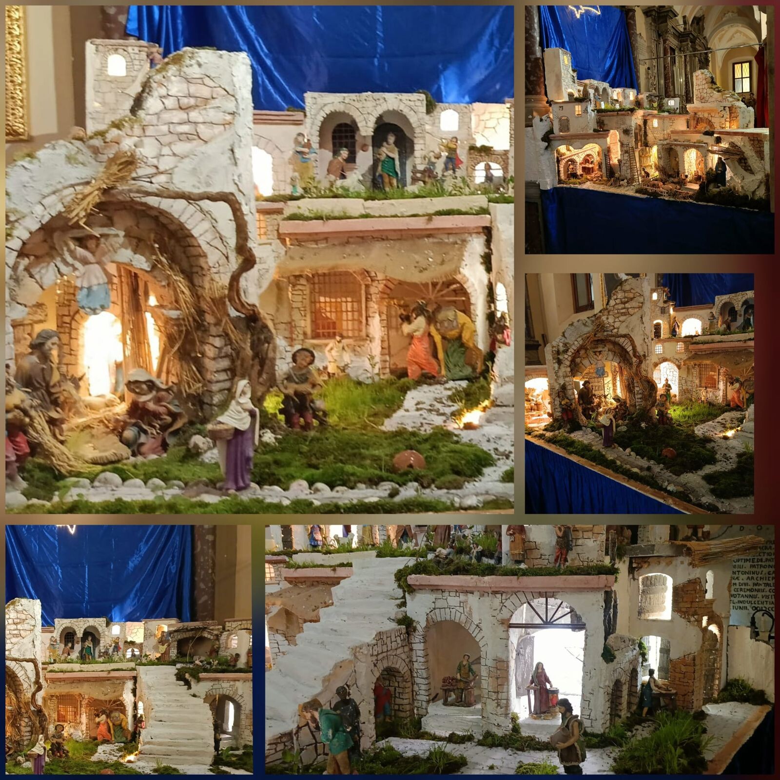 images Montauro, la magia del Natale prende forma nel presepe monumentale della Chiesa Matrice