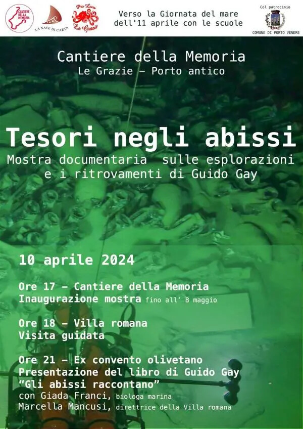 Archeologia subacquea, in Liguria la mostra sui tesori degli abissi images Archeologia subacquea, in Liguria la mostra sui tesori degli abissi