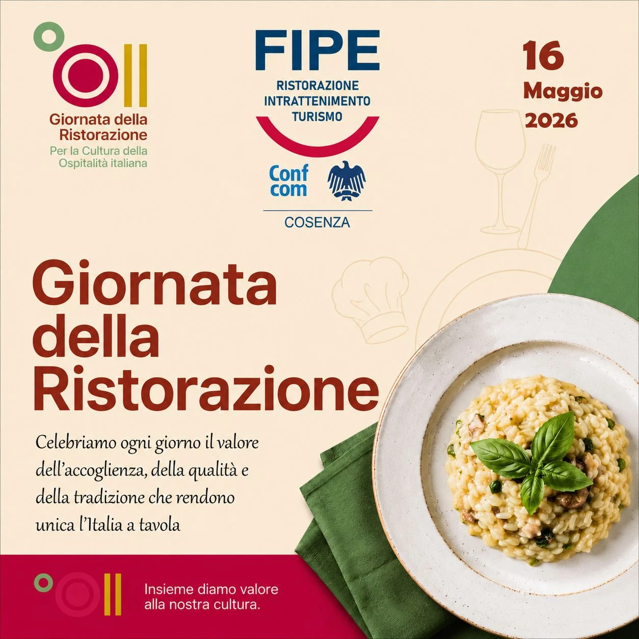 Sapori, accoglienza e identità: anche a Cosenza si celebra la Giornata della Ristorazione
