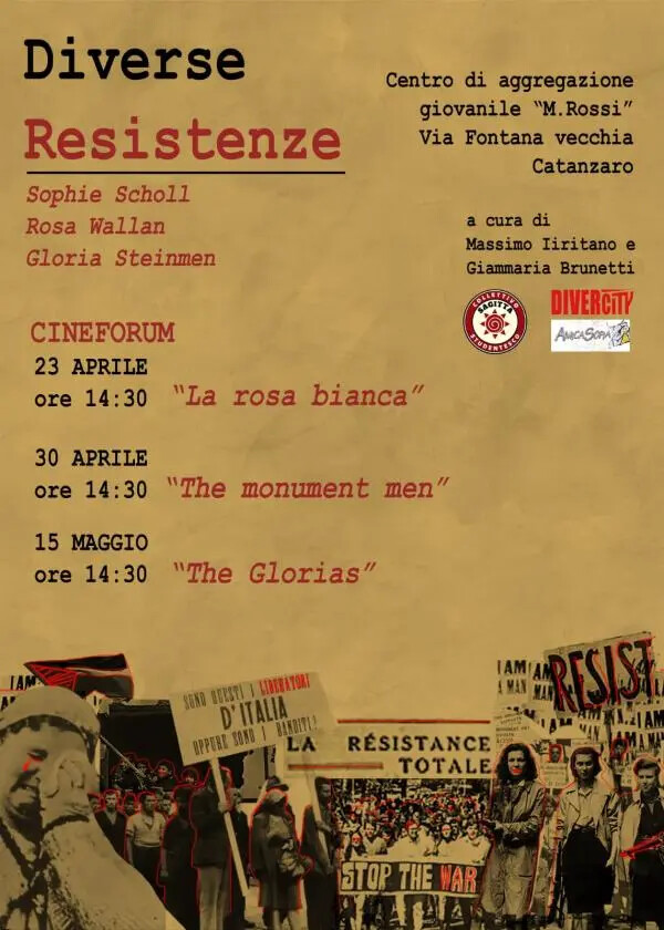 Diverse Resistenze, gli eventi organizzati a Catanzaro in occasione delle celebrazioni del 25 aprile images Diverse Resistenze, gli eventi organizzati a Catanzaro in occasione delle celebrazioni del 25 aprile