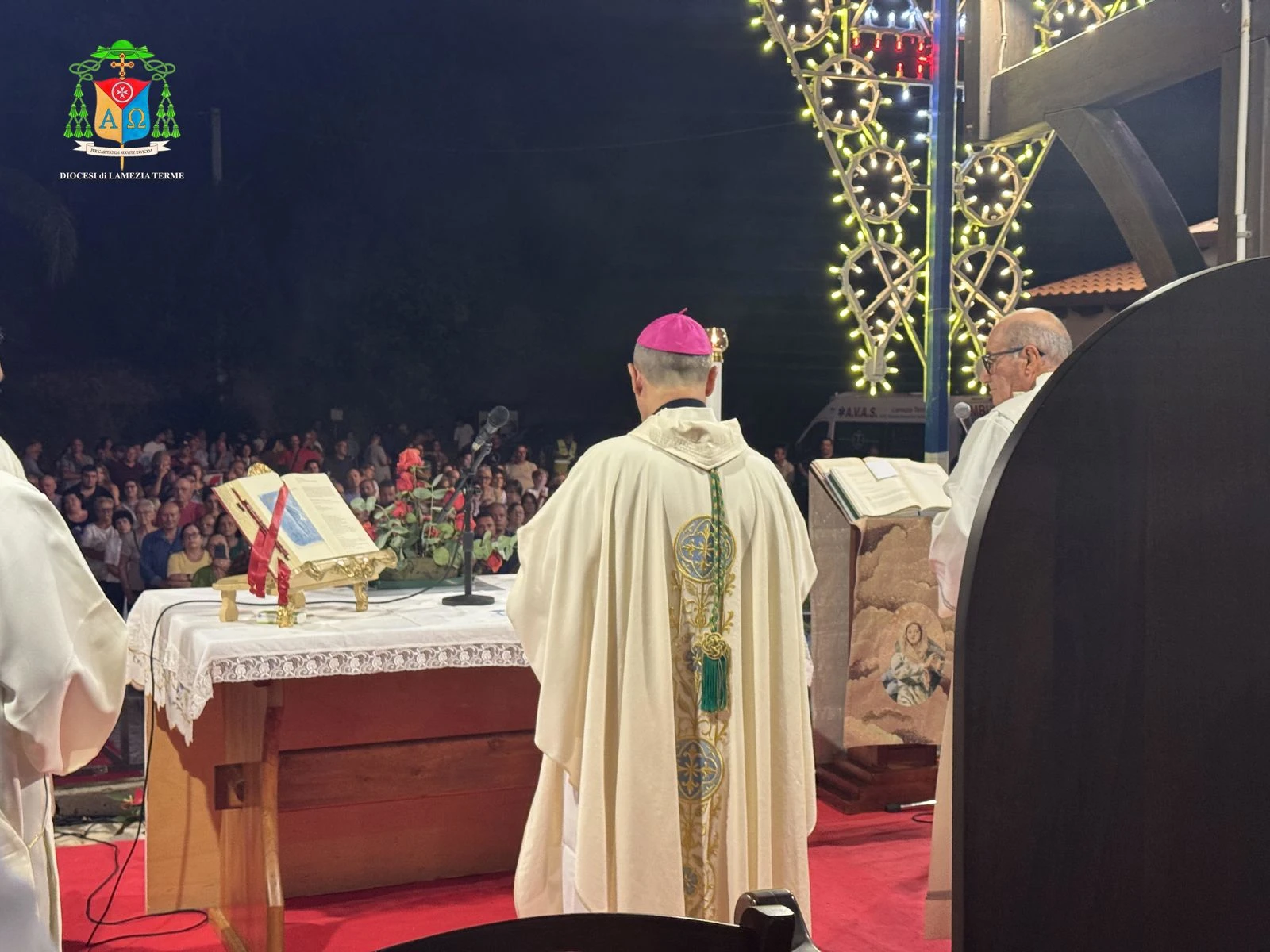 Santa Messa vespertina della vigilia della festa dell'Assunzione, l'omelia del vescovo di Lamezia