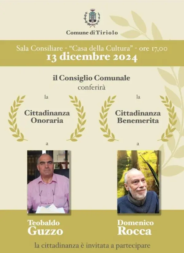 Teobaldo Guzzo sarà cittadino onorario di Tiriolo  images Teobaldo Guzzo sarà cittadino onorario di Tiriolo