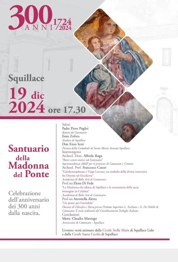 images Santuario Madonna del Ponte, domani la celebrazione a Squillace