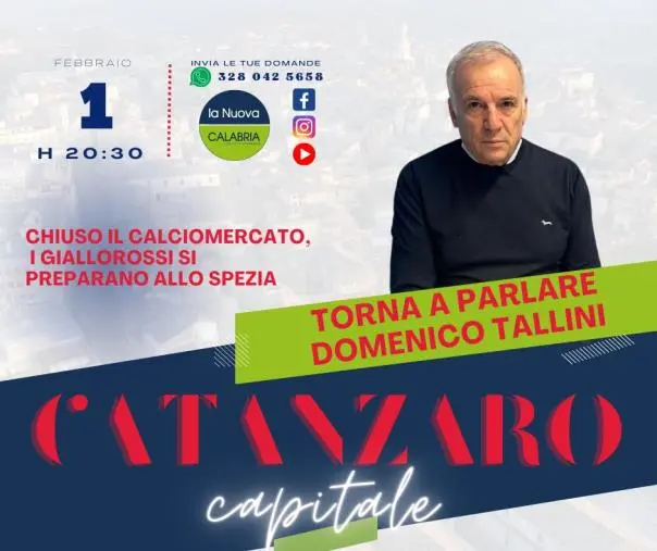 Catanzaro Capitale: il bilancio del mercato delle Aquile e torna a parlare Domenico Tallini (DIRETTA DALLE 20.30) images Catanzaro Capitale: il bilancio del mercato delle Aquile e torna a parlare Domenico Tallini (DIRETTA DALLE 20.30)