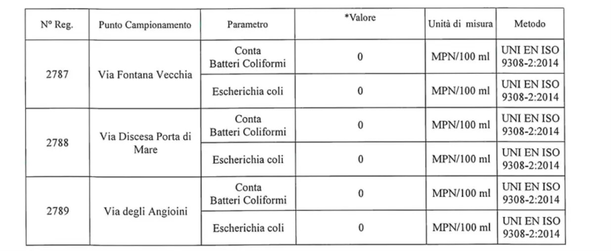 Acqua nel centro storico di Catanzaro, secondo le ultime analisi è potabile images Acqua nel centro storico di Catanzaro, secondo le ultime analisi è potabile