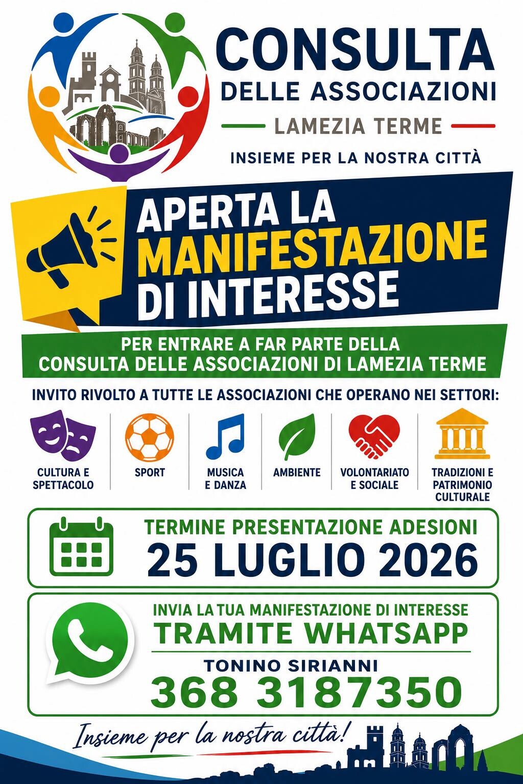 Costituita la Consulta delle Associazioni Lametine: si cercano delle realtà del territorio images Costituita la Consulta delle Associazioni Lametine: si cercano delle realtà del territorio