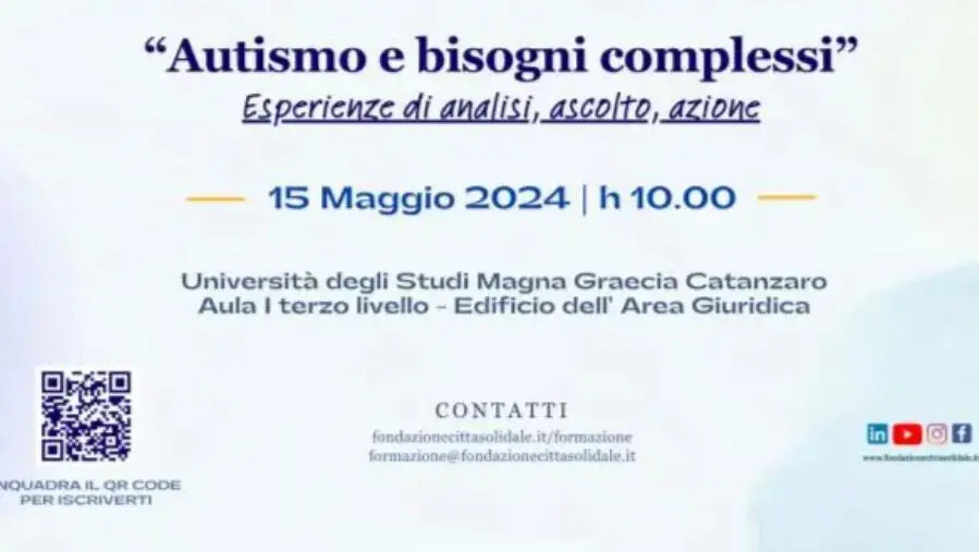 images "Autismo e bisogni complessi”, giornata formativa all'UMG di Catanzaro