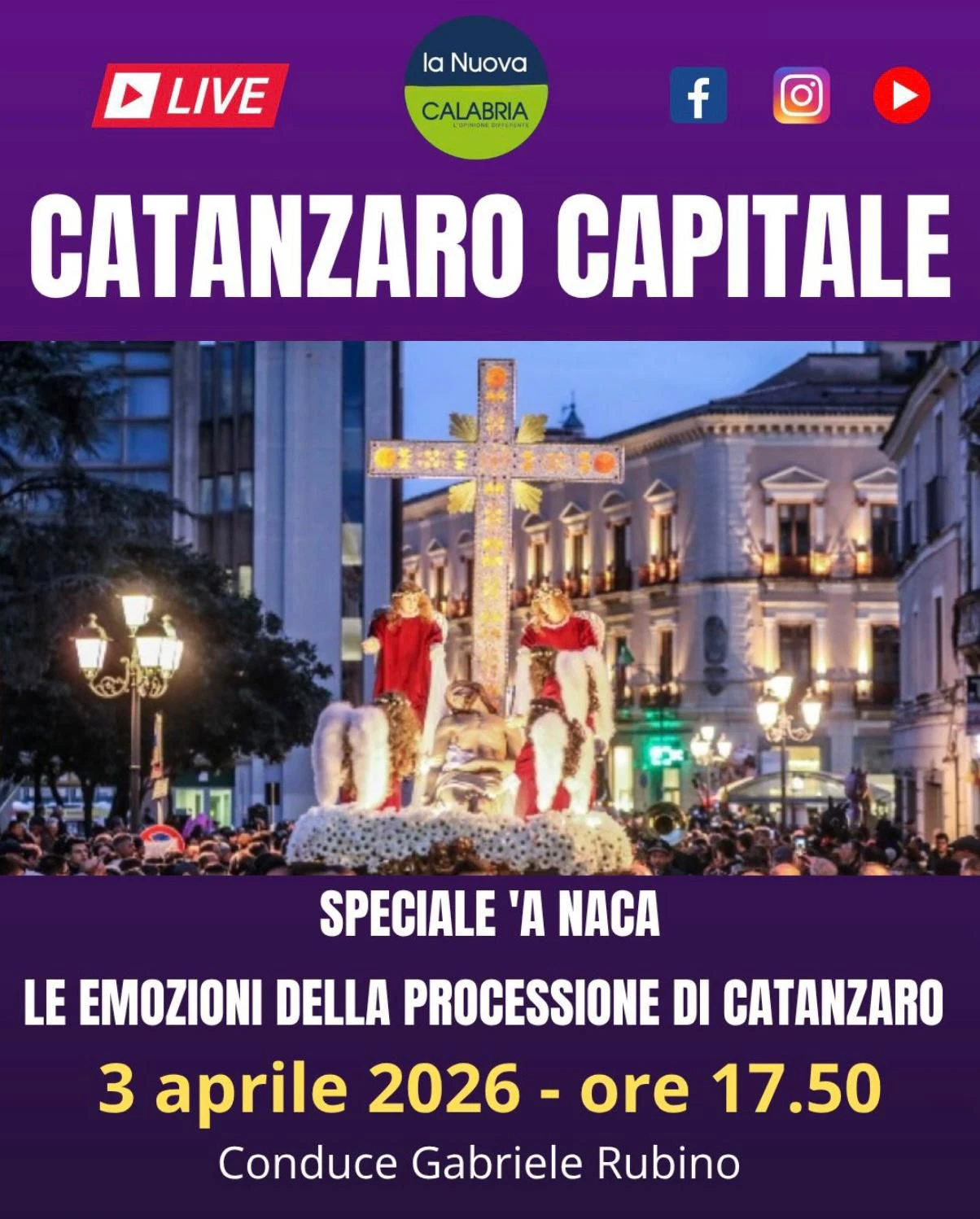 Catanzaro Capitale, speciale 'Naca': la diretta dalle 17.50 