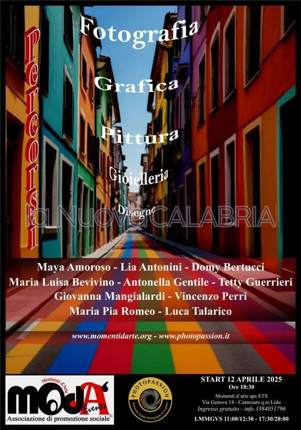 Mostra "Percorsi" presso l'Associazione Momenti D'Arte di Catanzaro images Mostra "Percorsi" presso l'Associazione Momenti D'Arte di Catanzaro