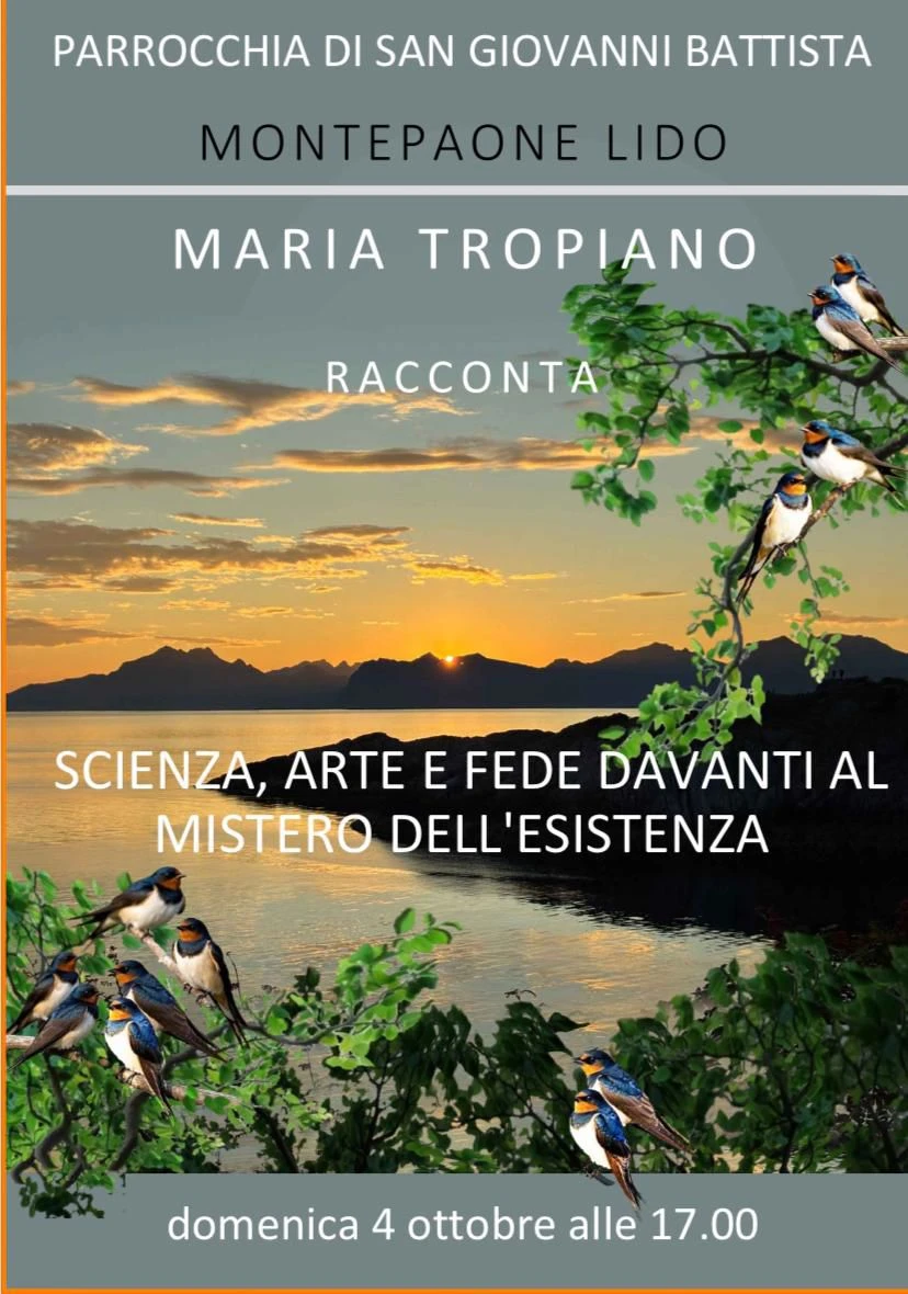 "Scienza, Arte e Fede davanti al Mistero dell'Esistenza": ne parlerà domani la biologa Maria Tropiano a Monteapone Lido 