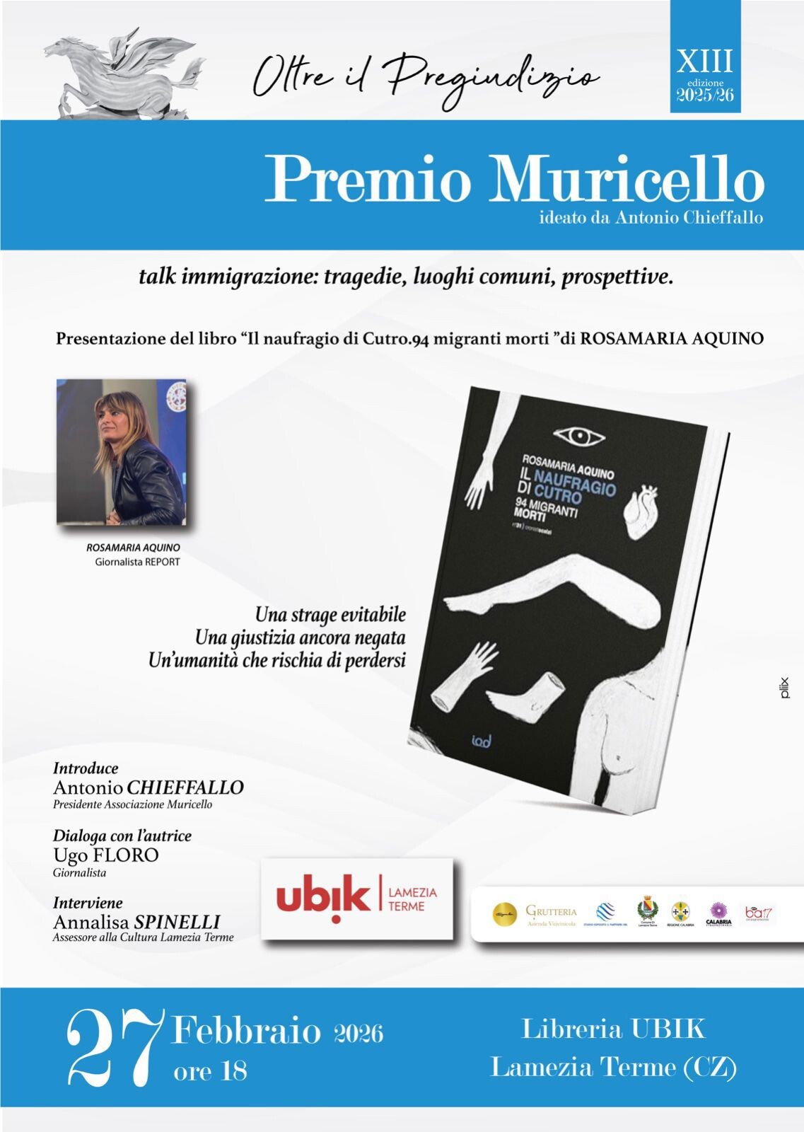 "Il naufragio di Cutro. 94 migranti morti": tappa Lametina per il libro di Rosamaria Aquino images "Il naufragio di Cutro. 94 migranti morti": tappa Lametina per il libro di Rosamaria Aquino