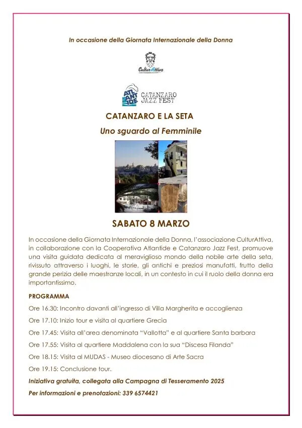 images "Catanzaro e la seta, uno sguardo al femminile": l'iniziativa prevista per la Giornata della Donna