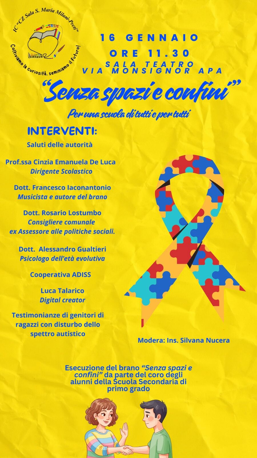 images Il Comprensivo CZ Sala S. Maria Milani presenta&nbsp;"Senza spazi e confini" 