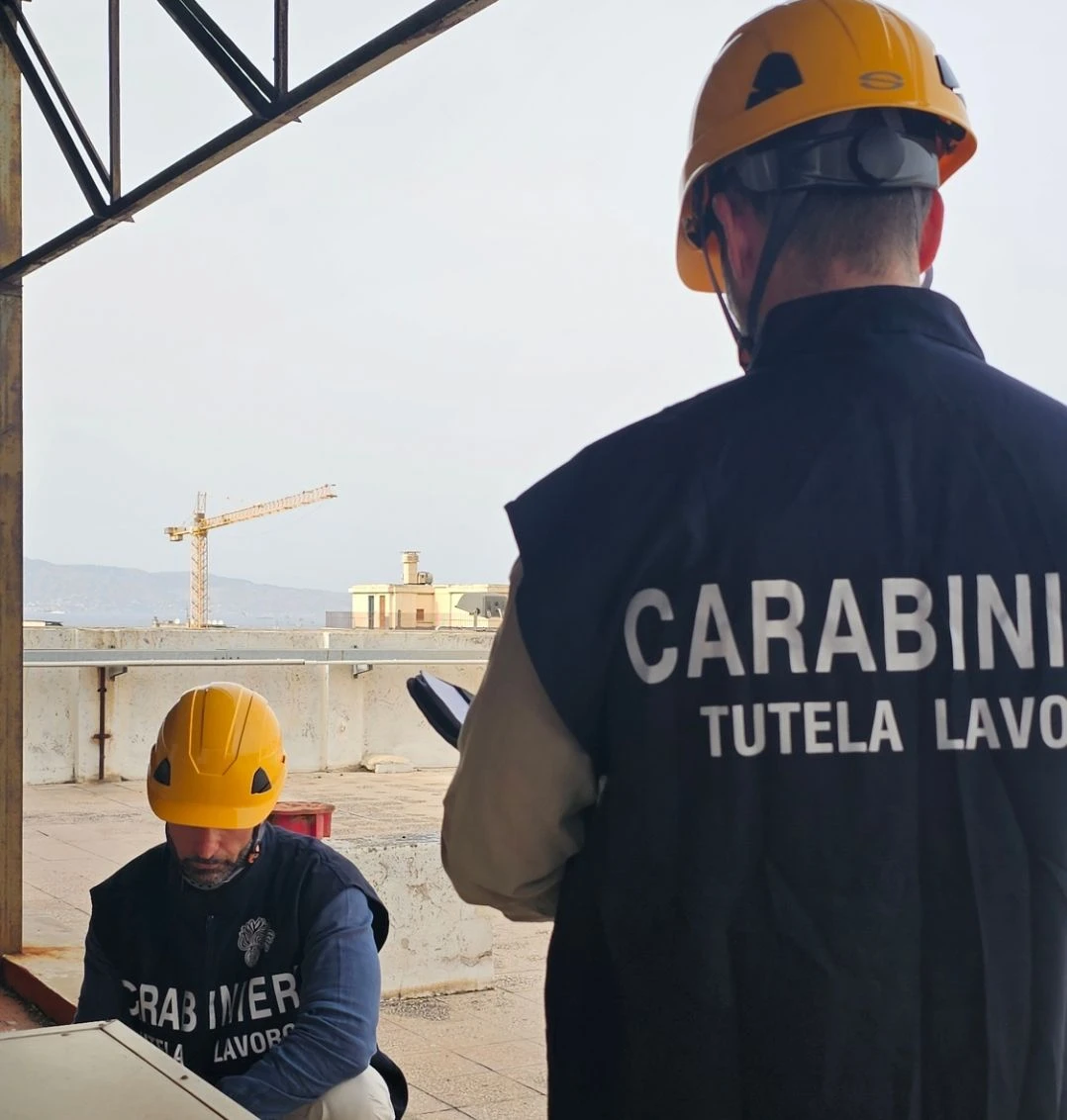 Sicurezza sul lavoro e contrasto al nero, 6 denunce nel Reggino