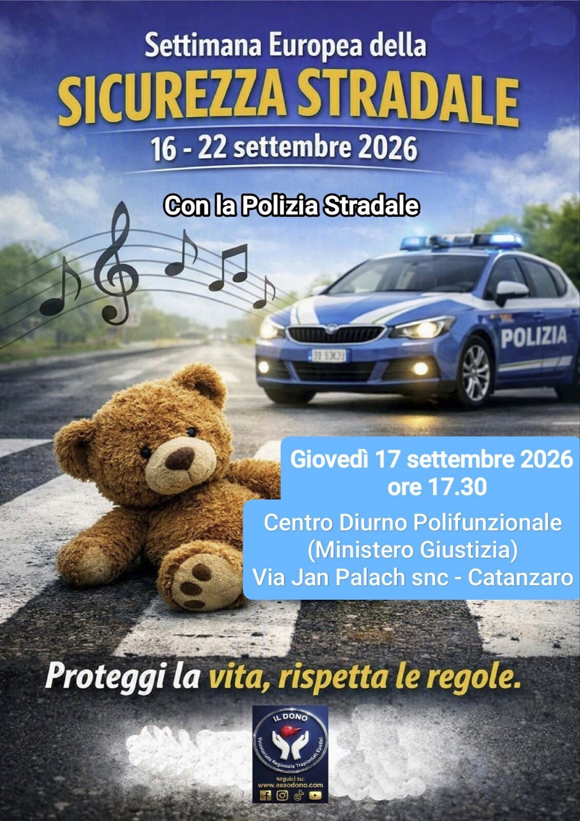 Settimana Europea della sicurezza stradale, a Catanzaro un incontro al Centro Diurno Polifunzionale images Settimana Europea della sicurezza stradale, a Catanzaro un incontro al Centro Diurno Polifunzionale