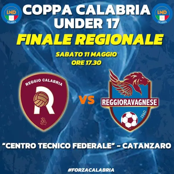 Domani a Catanzaro le finali per la Coppa Calabria U17 e per il titolo regionale U15 images Domani a Catanzaro le finali per la Coppa Calabria U17 e per il titolo regionale U15
