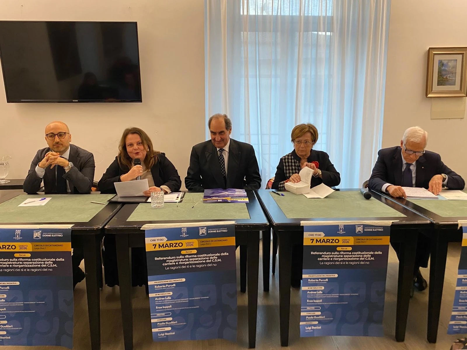 Magistratura e referendum, a Catanzaro l’incontro dell’Ande per capire le ragioni del Sì e del No
