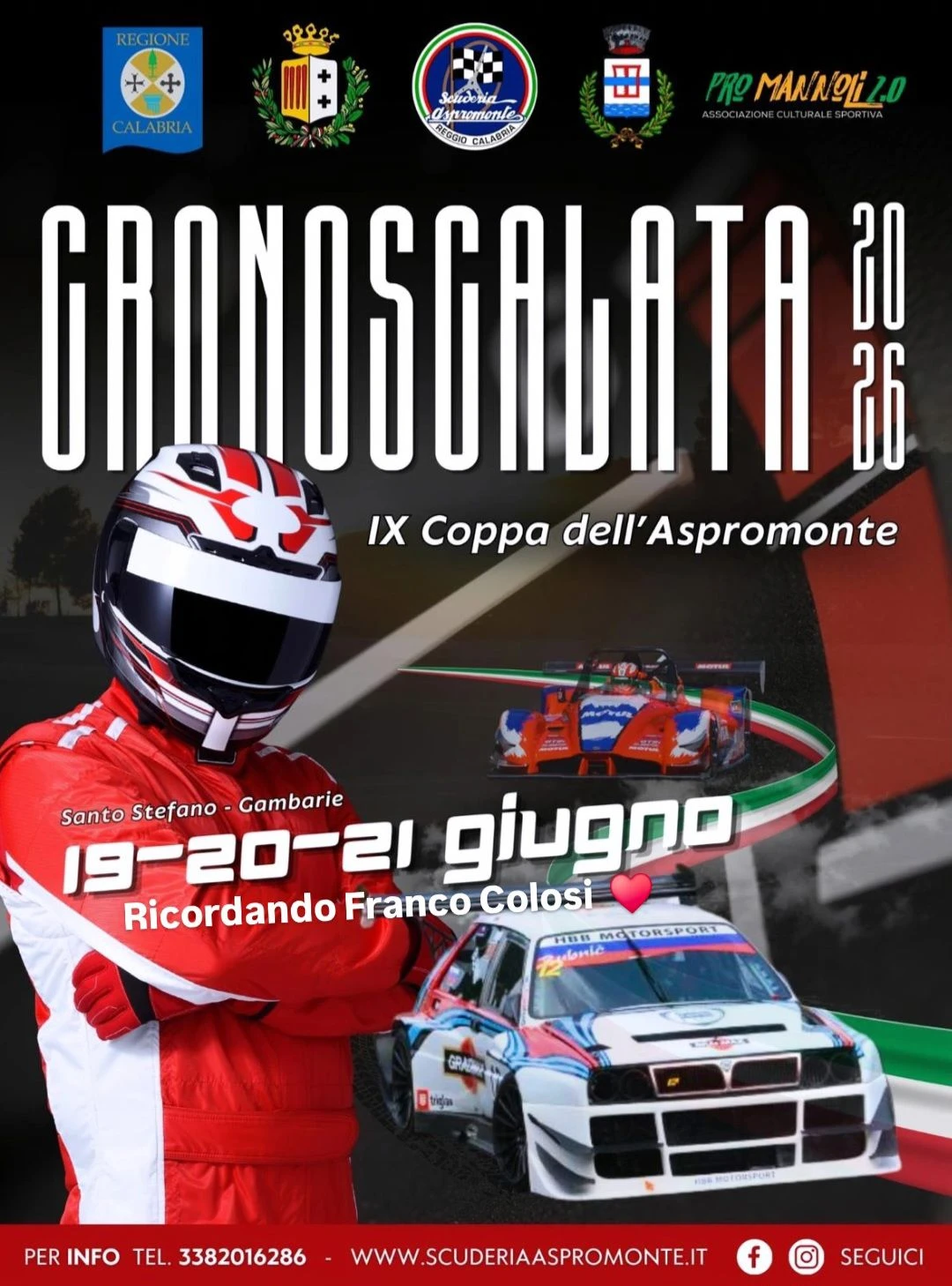 Tutto pronto per la IX cronoscalata Coppa dell'Aspromonte 