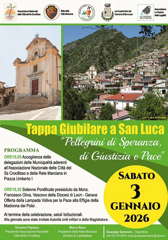 A San Luca l’ultima tappa giubilare delle Città del SS. Crocifisso e della Rete Marciana