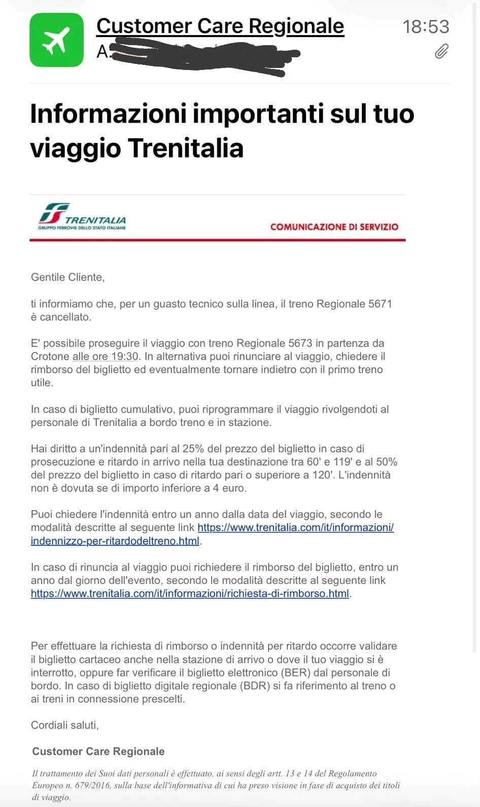 Protesta nel Catanzarese, cancellato il treno regionale e passeggeri costretti a riorganizzare il viaggio
