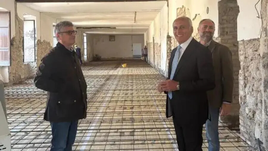 images Cosenza, sopralluogo del sindaco Caruso ai lavori del complesso monumentale di San Domenico