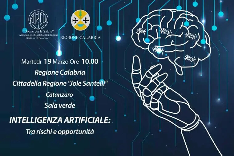 L'Ammi Catanzaro presenta "Intelligenza Artificiale: tra rischi e opportunità" images L'Ammi Catanzaro presenta "Intelligenza Artificiale: tra rischi e opportunità"