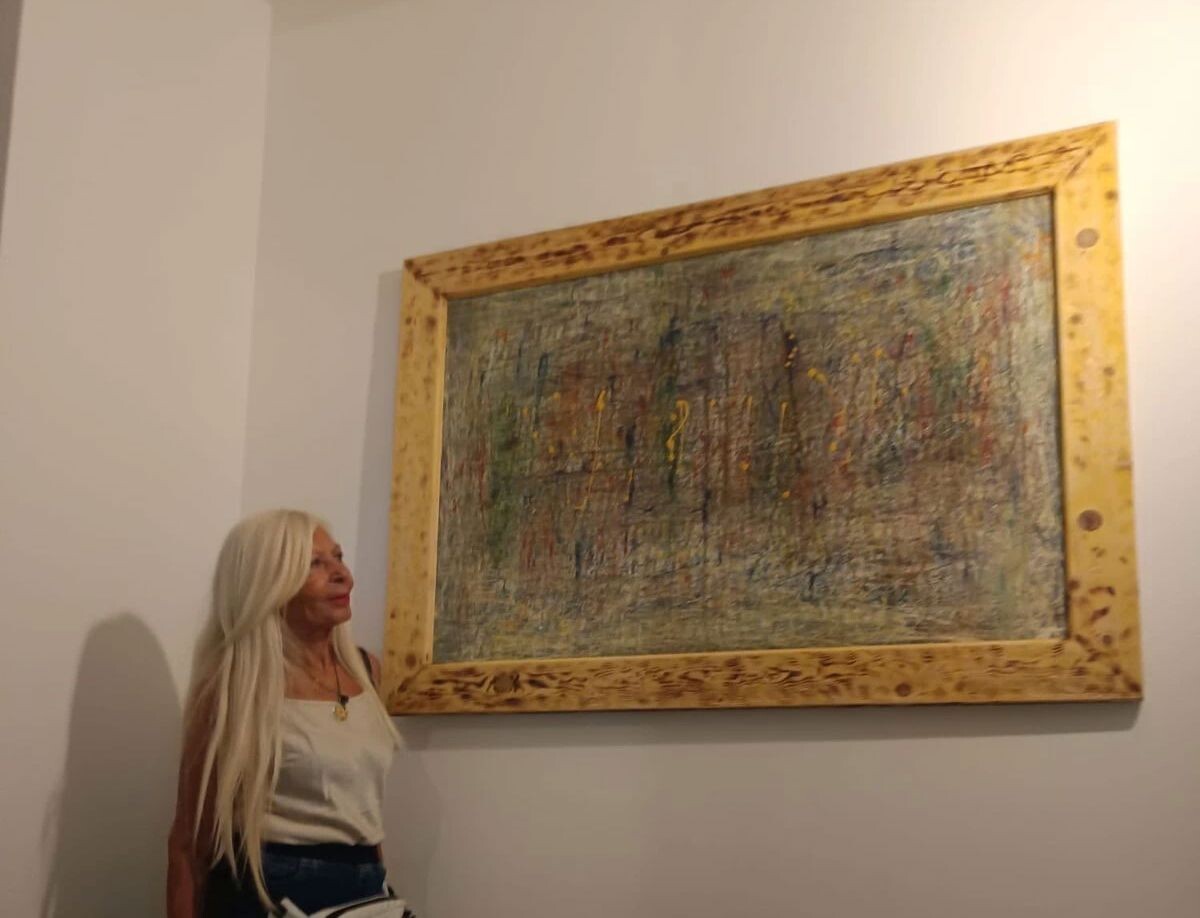 images Un quadro ispirato ai boschi silani donato al Museo Natura del Parco della Sila