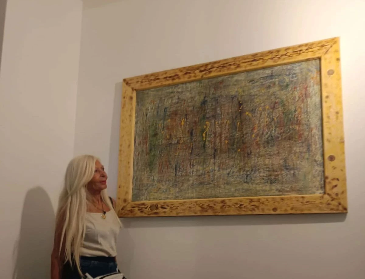 Un quadro ispirato ai boschi silani donato al Museo Natura del Parco della Sila