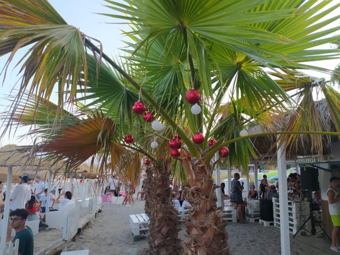 images Al Dadada beach tutto pronto per festeggiare il "Natale" 