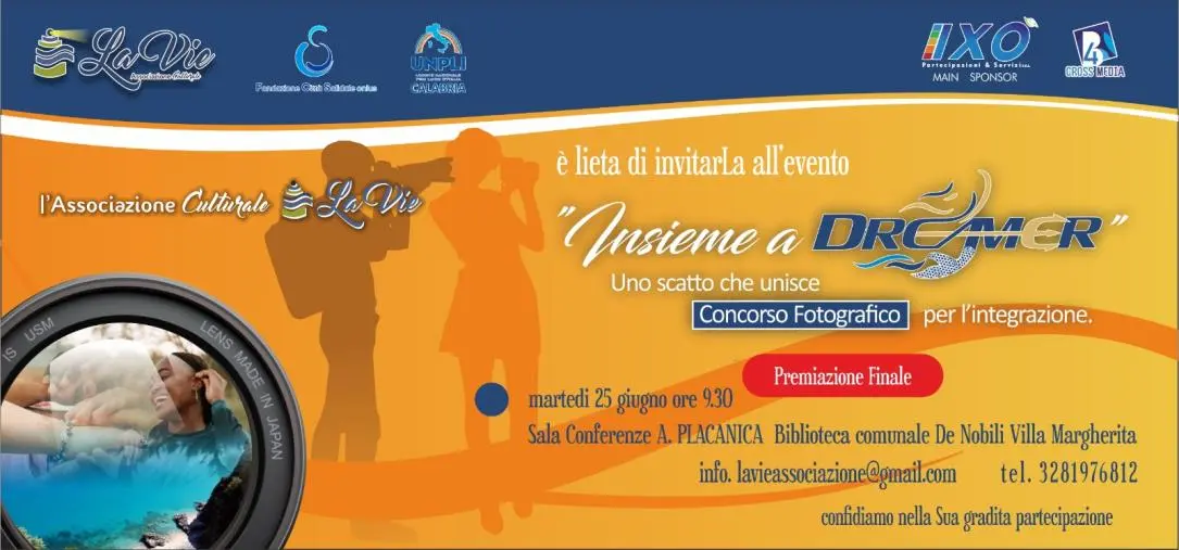 A Catanzaro la premiazione del concorso fotografico "Dreamer uno scatto che unisce"  images A Catanzaro la premiazione del concorso fotografico "Dreamer uno scatto che unisce"