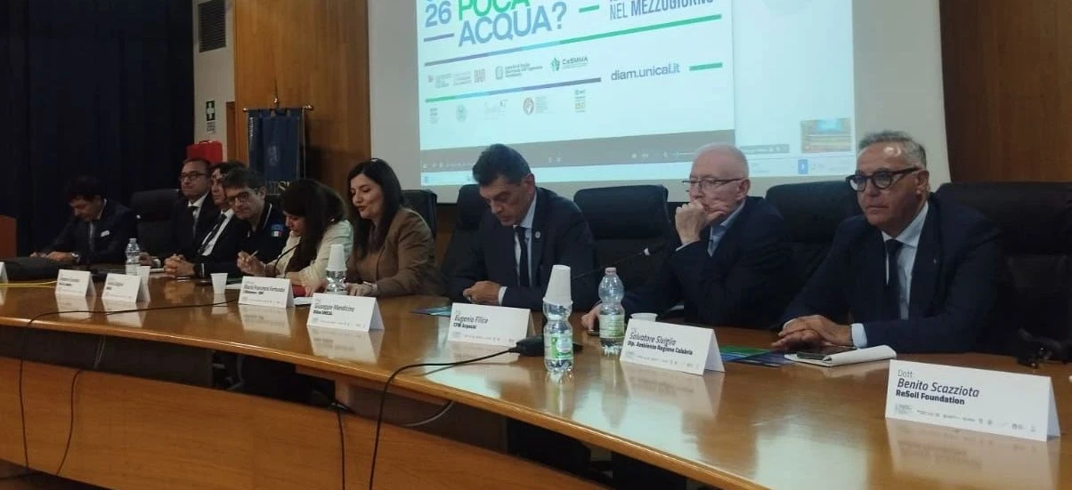 Acqua in Calabria: la Regione presenta la sua strategia al convegno Unical