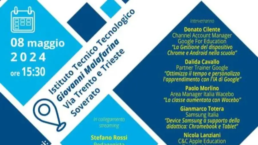 Tecnologia al servizio della scuola, a Lamezia successo per il workshop “Didattica onlife” images Tecnologia al servizio della scuola, a Lamezia successo per il workshop “Didattica onlife”