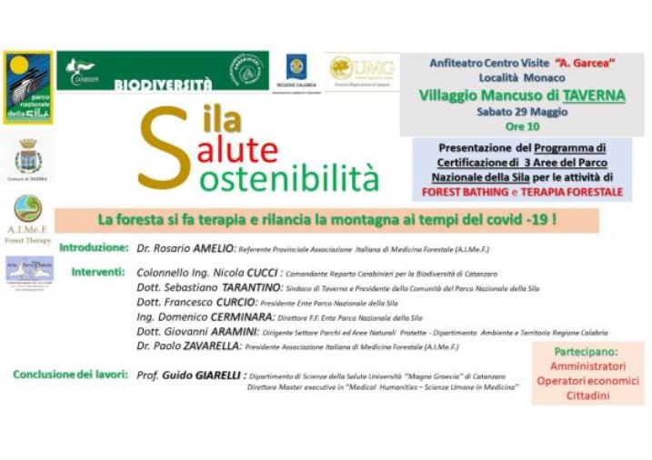 Natura-terapia: se ne parlerà sabato al Centro Visite “Antonio Garcea” di Villaggio Mancuso images Natura-terapia: se ne parlerà sabato al Centro Visite “Antonio Garcea” di Villaggio Mancuso